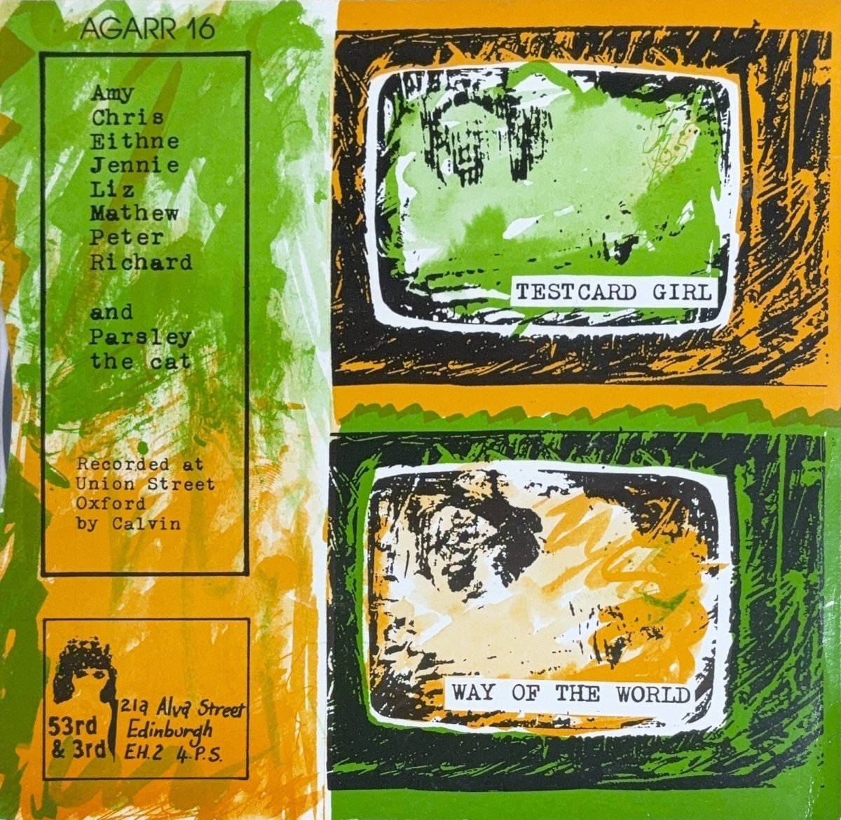 Talulah Gosh – Testcard Girl - 45rpm records