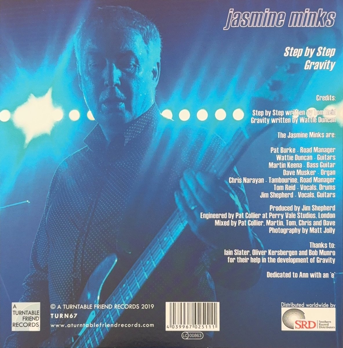 The Jasmine Minks – Step by Step / Gravity - 45rpm records