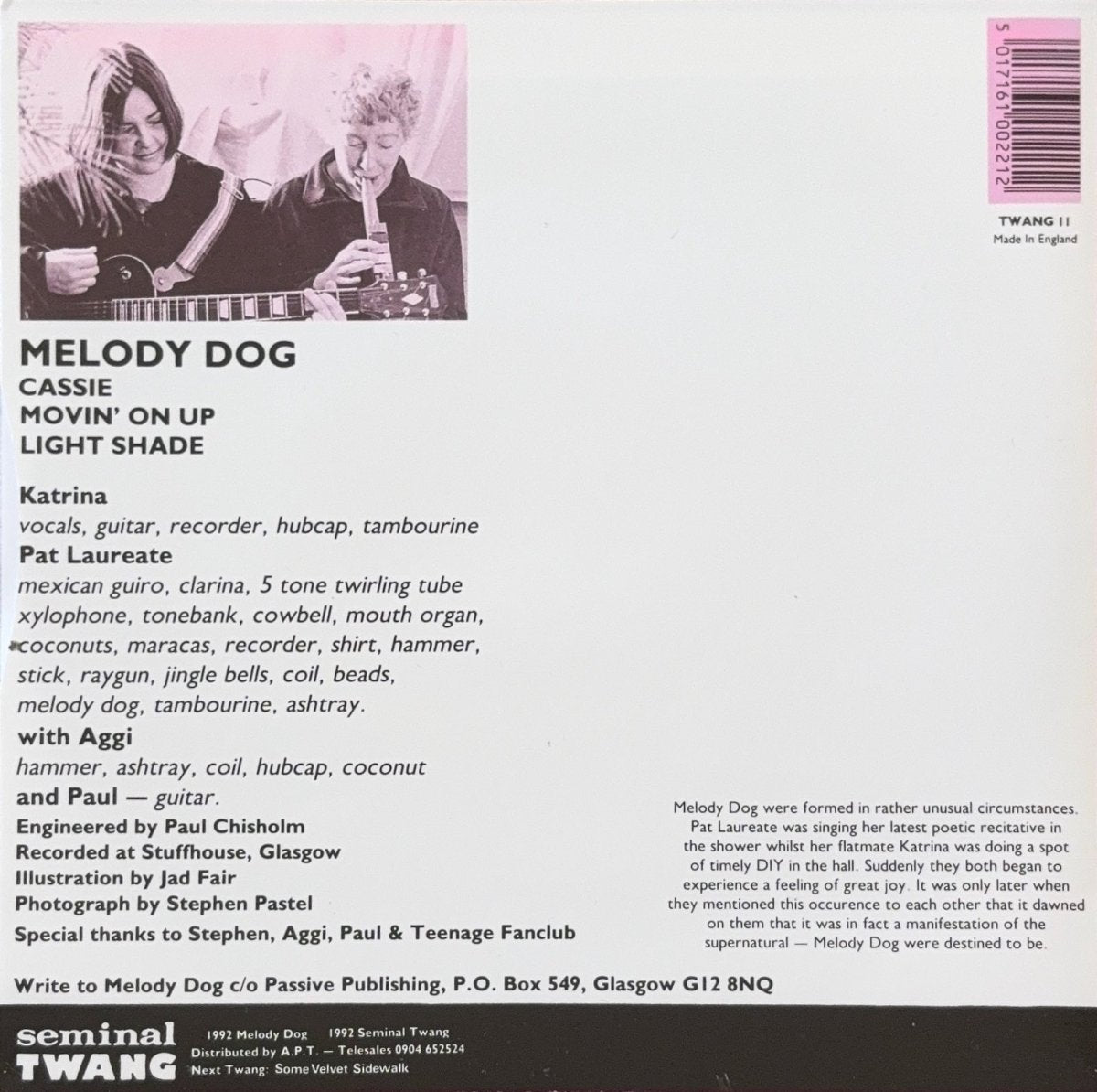 Melody Dog – Cassie - 45rpm records