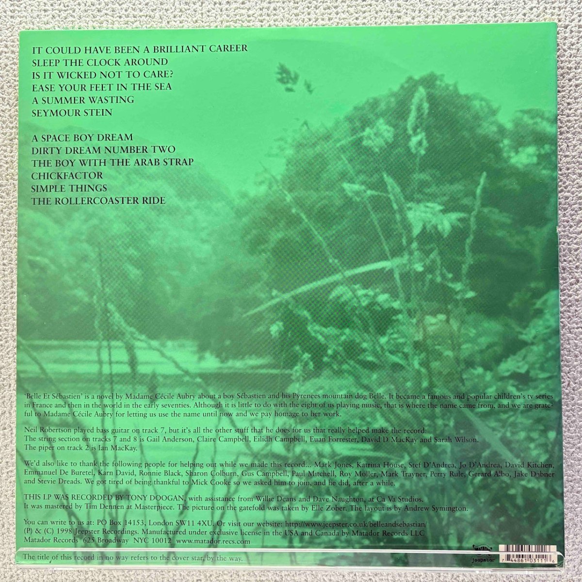 Belle & Sebastian - The Boy With The Arab Strap - 45rpm records