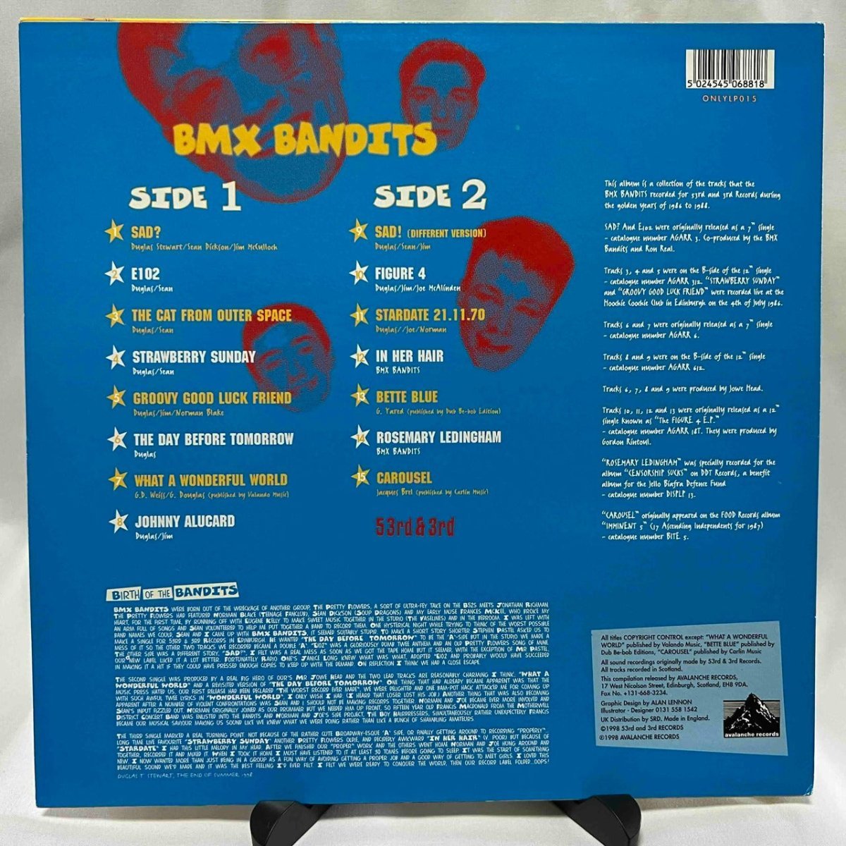BMX Bandits - The 53rd & 3rd Years - 45rpm records