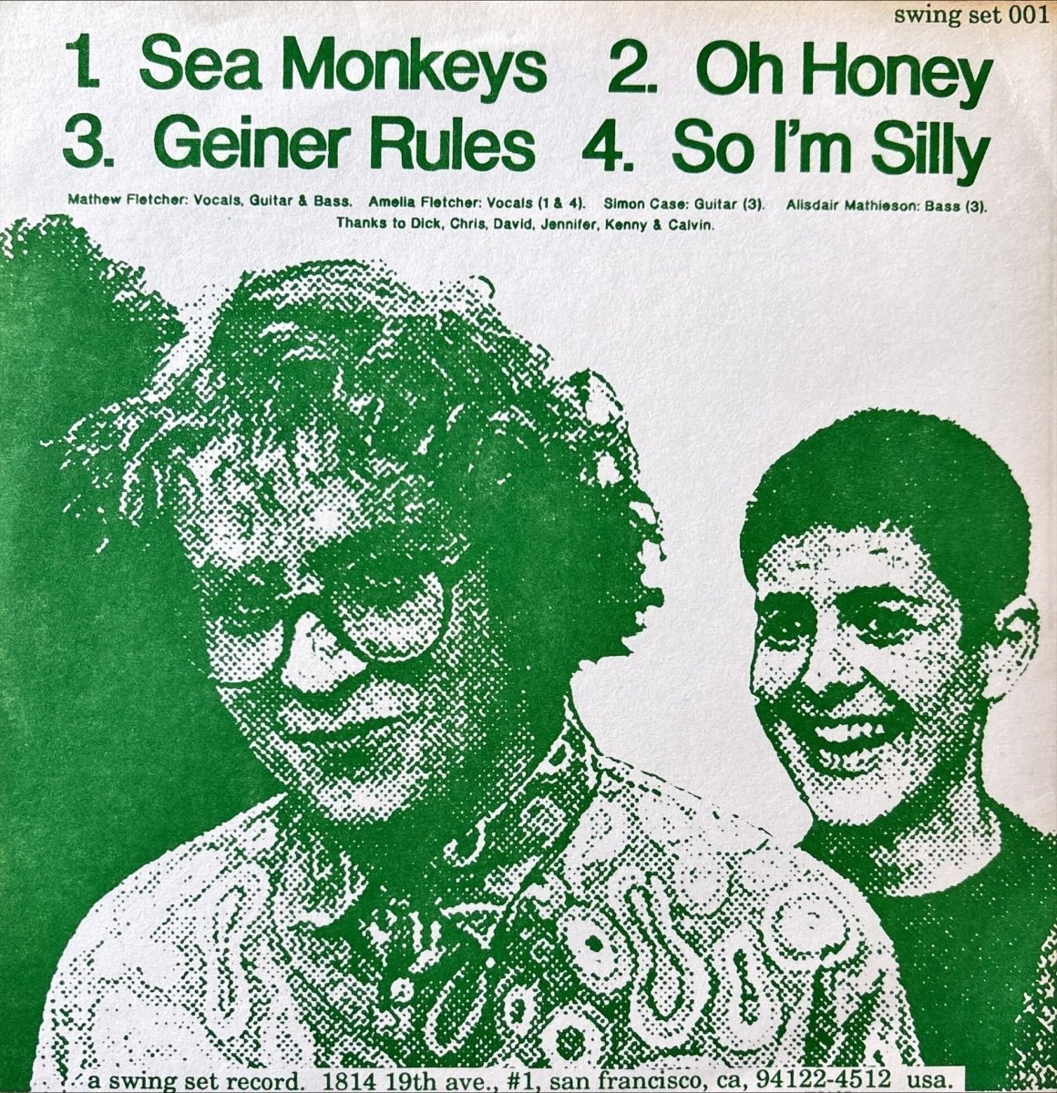 Bugbear - Sea Monkeys - 45rpm records
