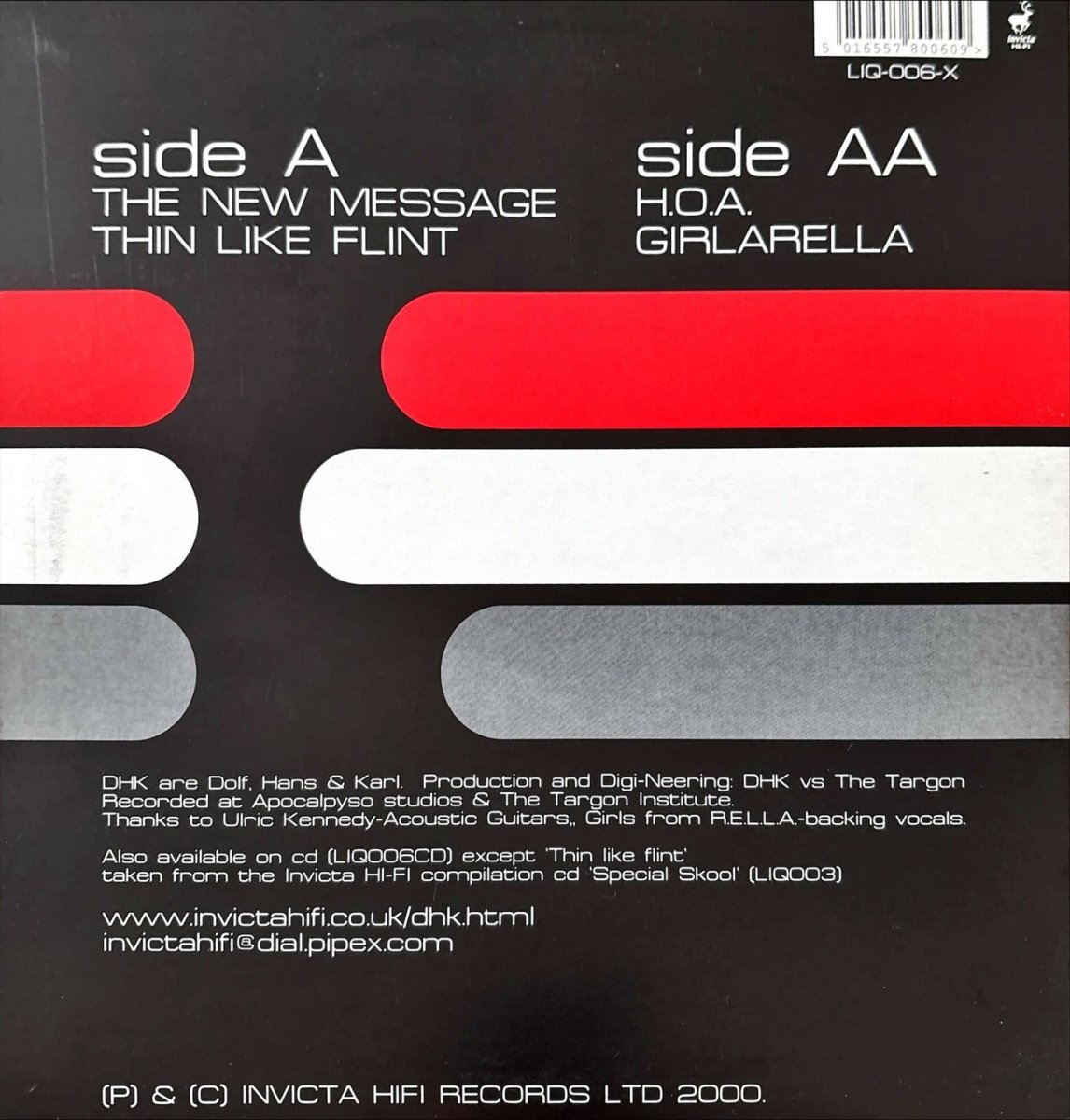 Dhk - Executive Edition - 45rpm records