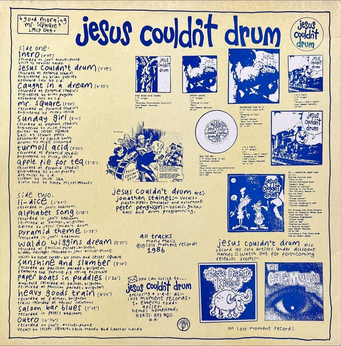 Jesus Couldn't Drum – Good Morning Mr. Square - 45rpm records