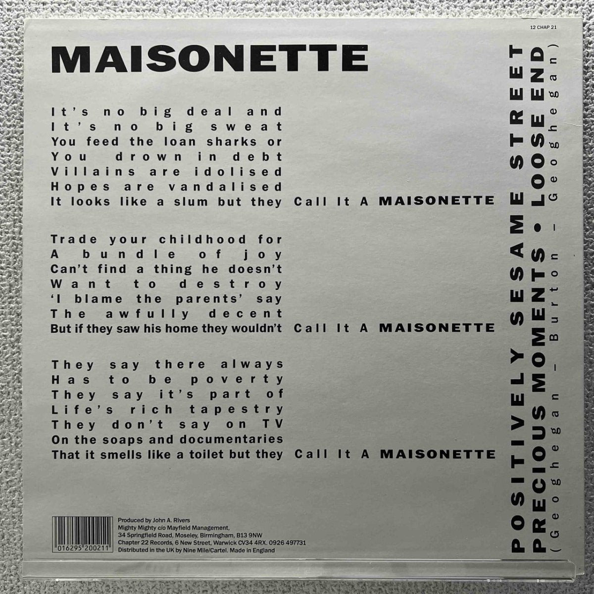 Mighty Mighty - Maisonette - 45rpm records