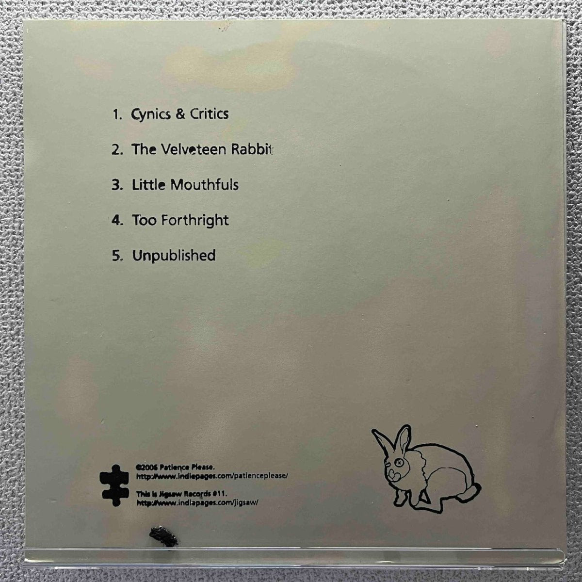 Patience Please - Parallel Plots - 45rpm records