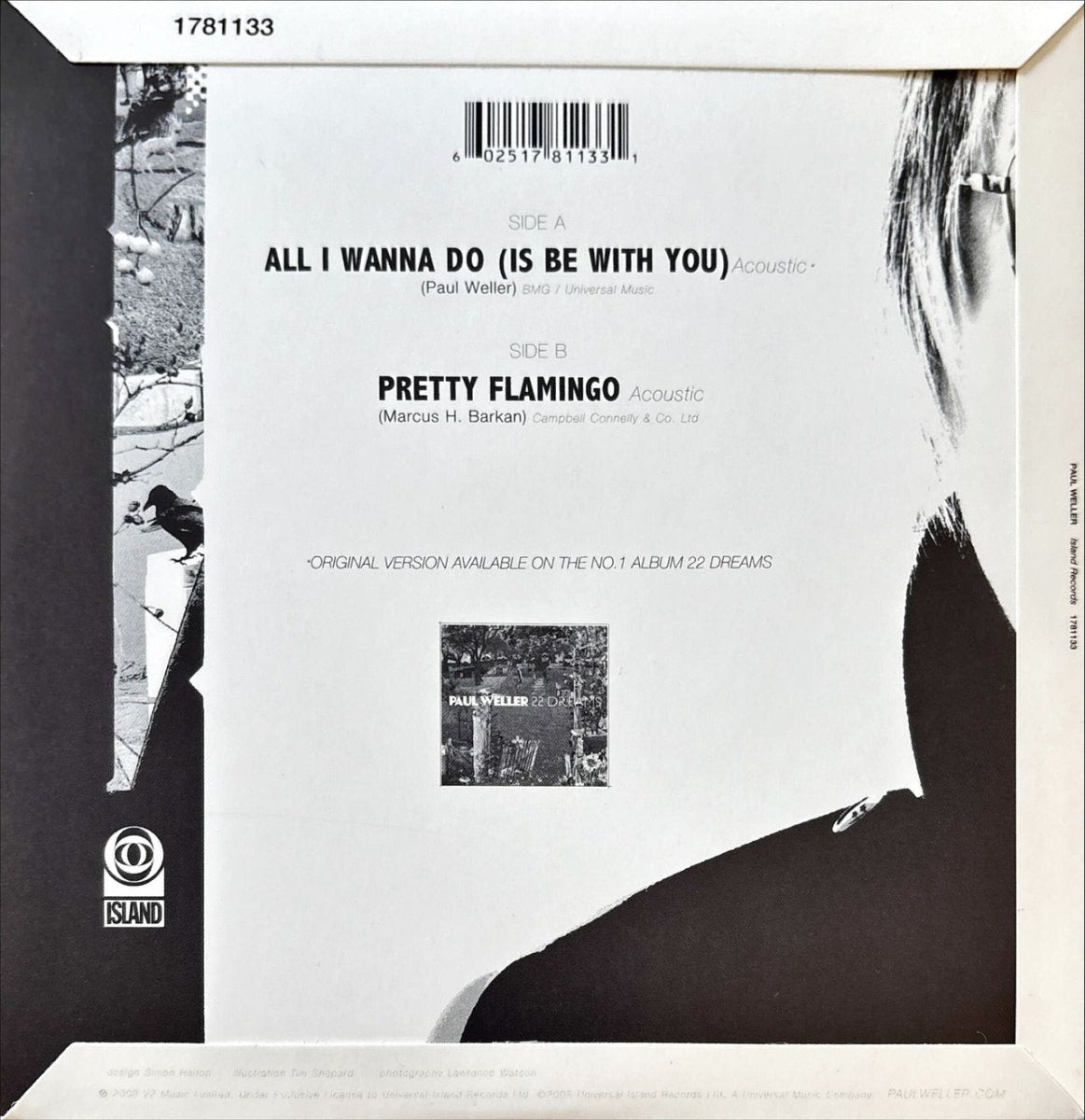Paul Weller - All I Wanna Do - 45rpm records