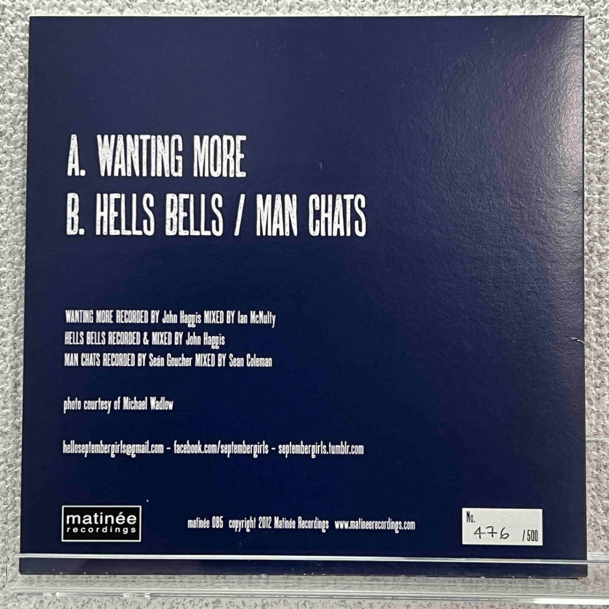 September Girls - Wanting More - 45rpm records