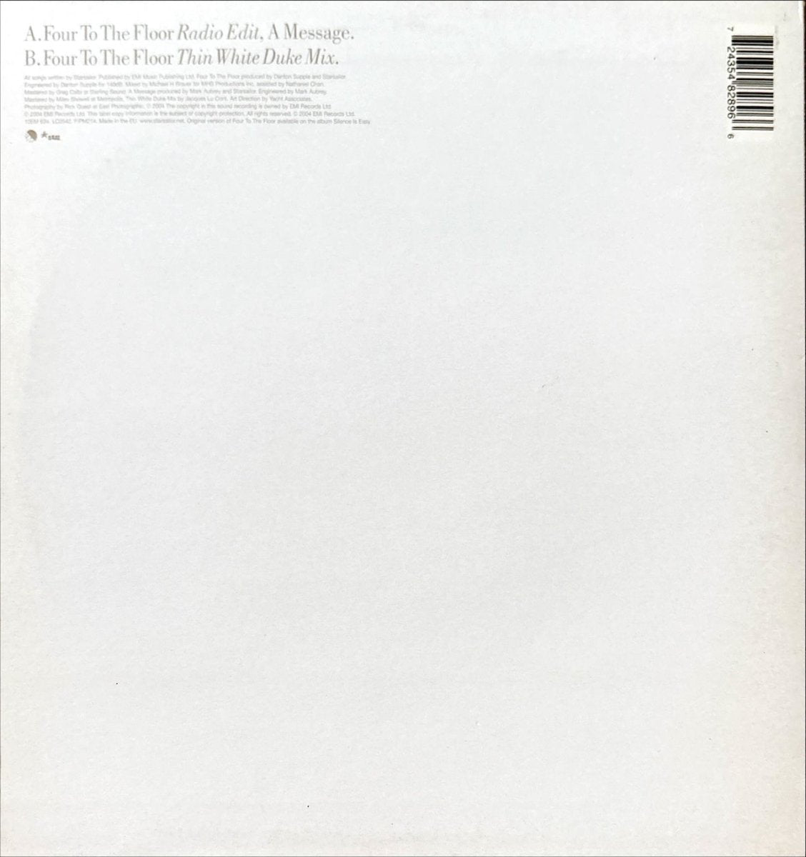 Starsailor - Four To The Floor - 45rpm records