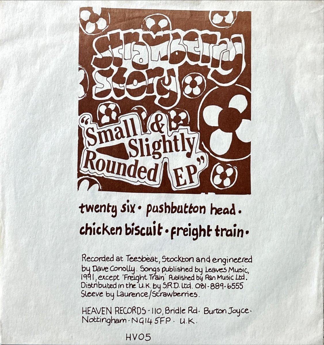Strawberry Story - Small & Slightly Rounded EP - 45rpm records