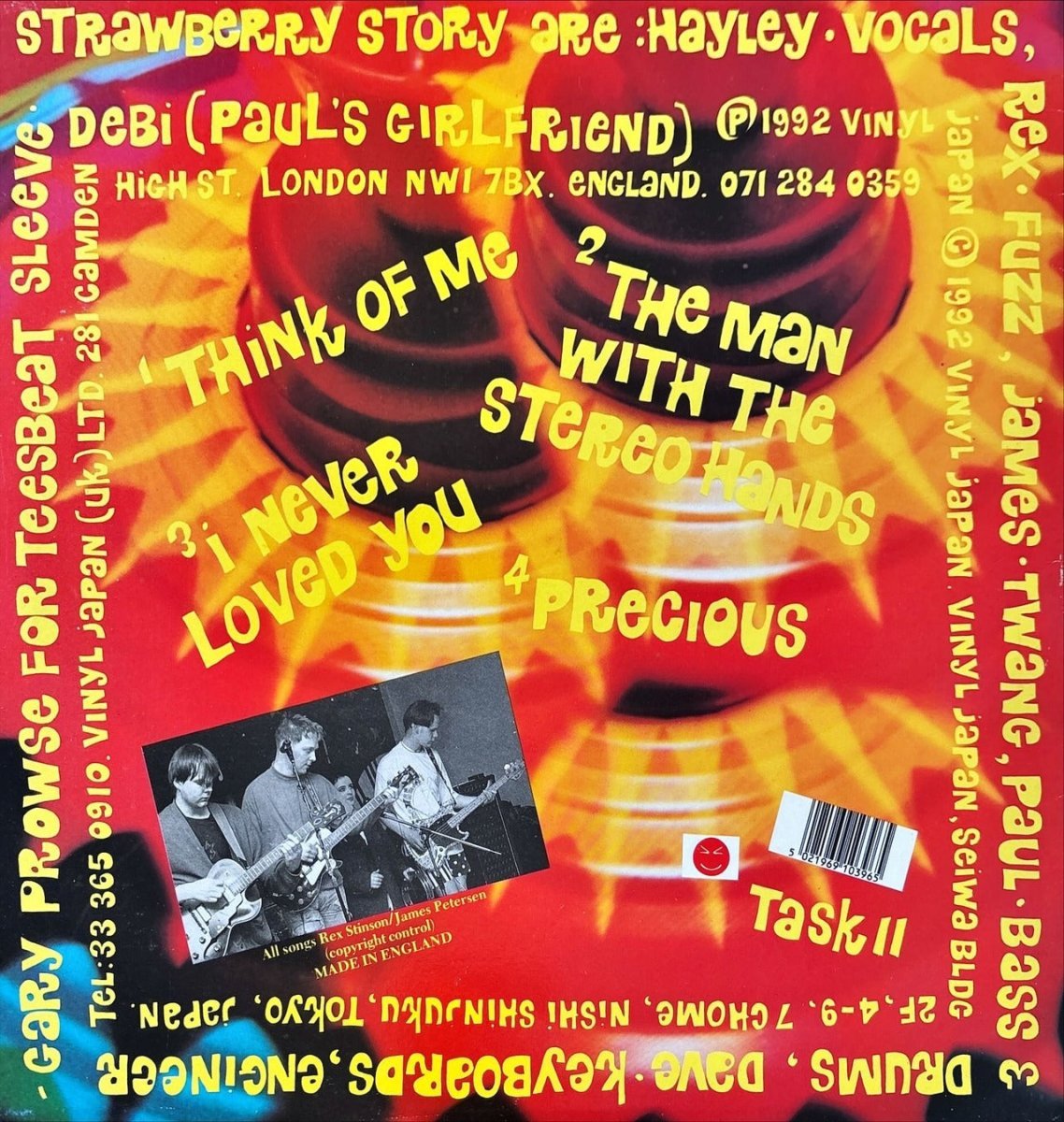 Strawberry Story - The Man With The Stereo Hands - 45rpm records