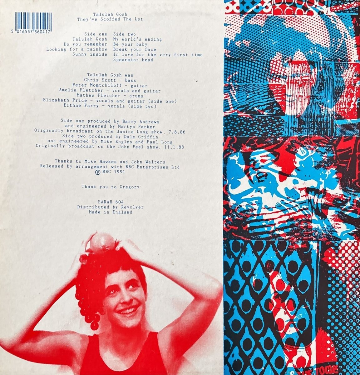 Talulah Gosh – They've Scoffed The Lot - 45rpm records