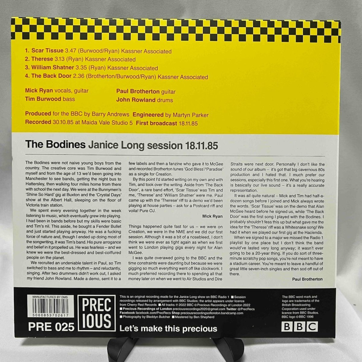 The Bodines - Janice Long Session 18.11.85 - 45rpm records