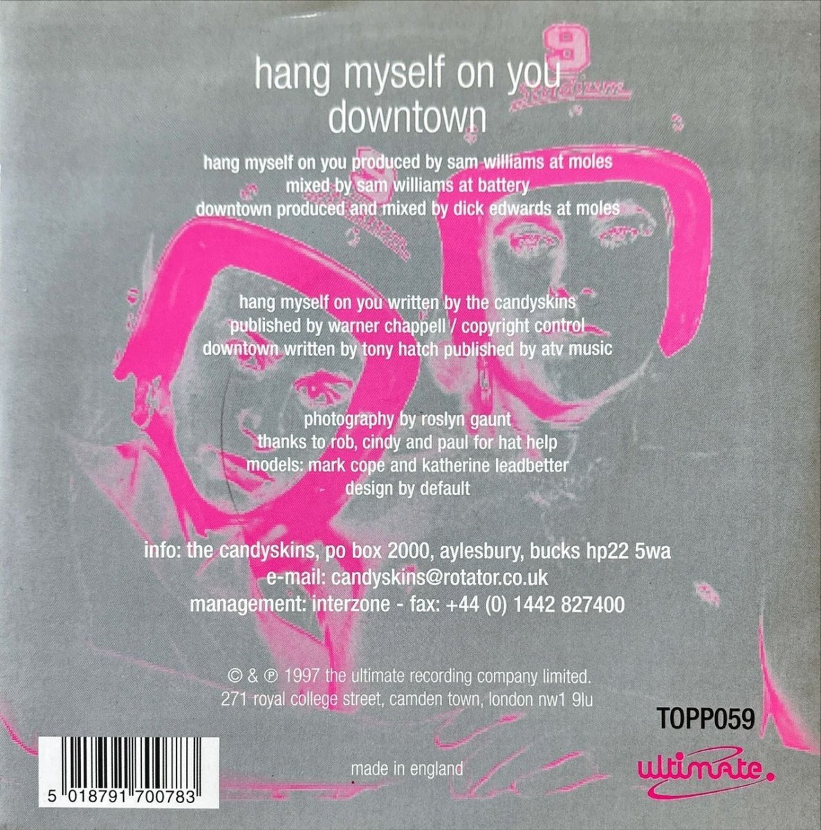 The Candyskins – Hang Myself On You - 45rpm records