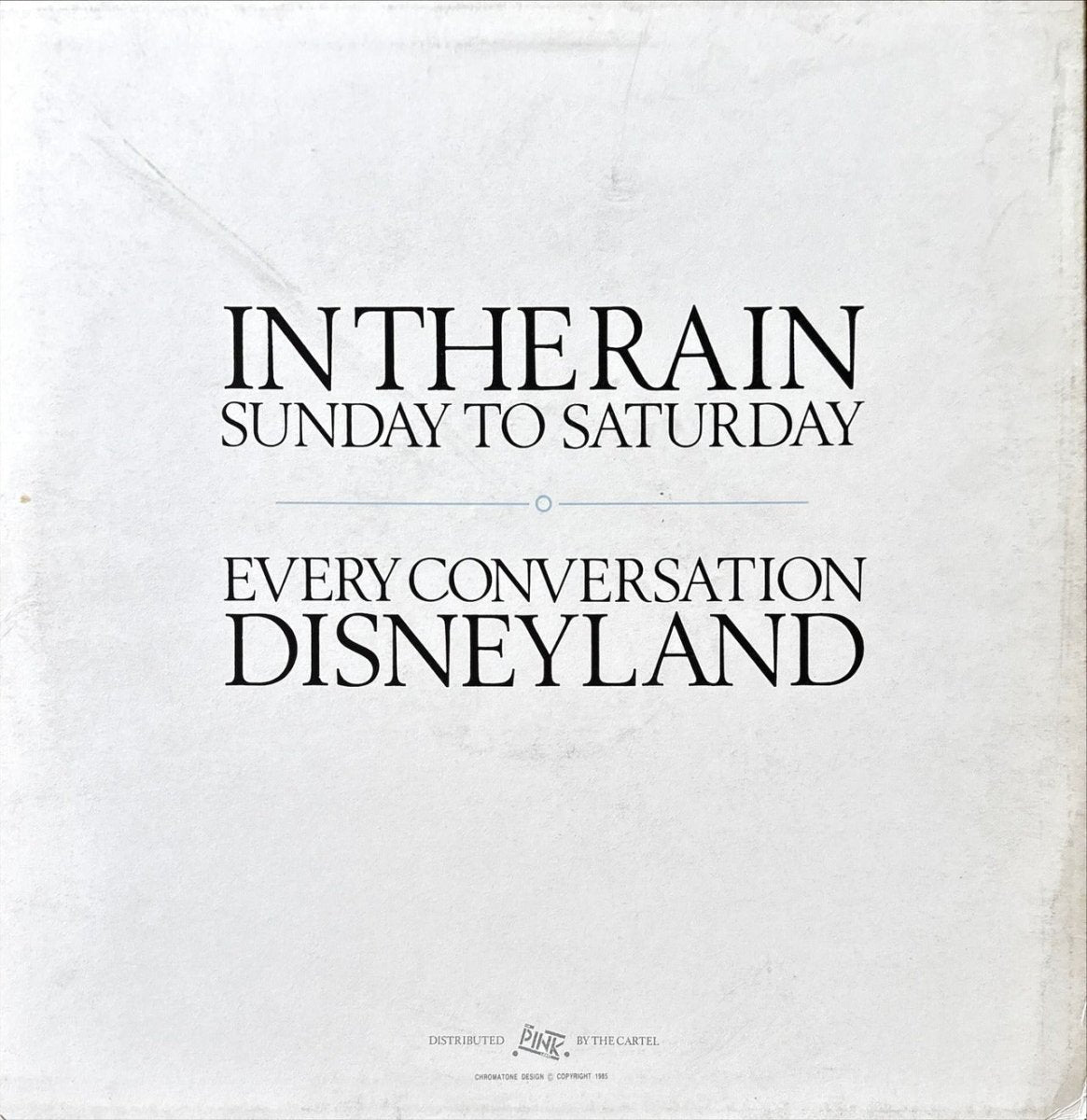 The June Brides - In The Rain - Every Conversation - 45rpm records