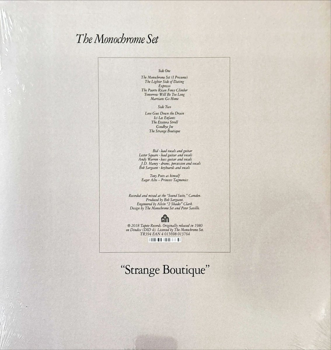 The Monochrome Set - "Strange Boutique" - 45rpm records