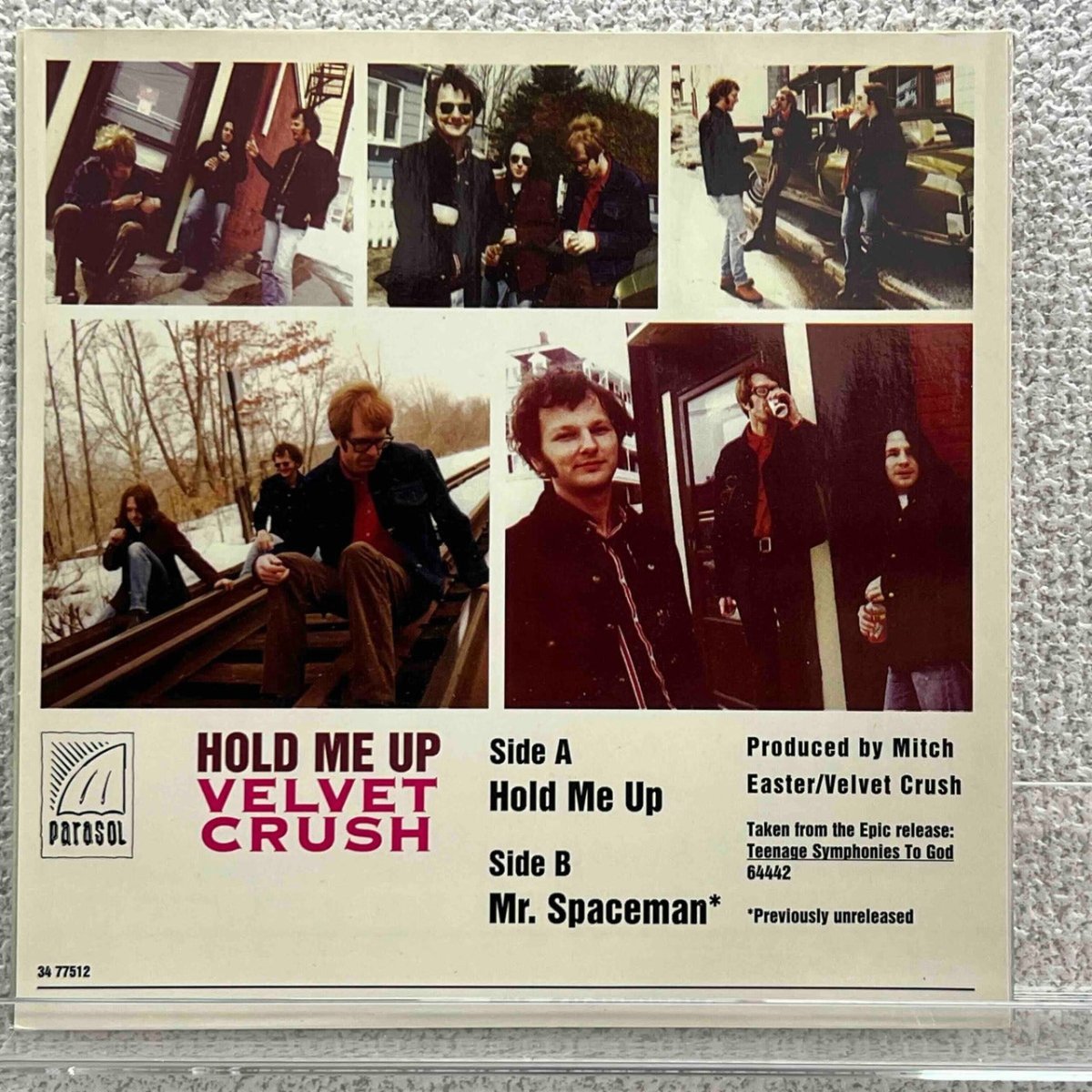 Velvet Crush - Hold Me Up - 45rpm records