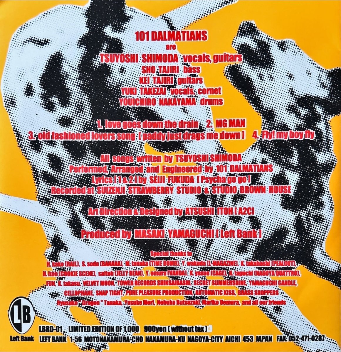 101 Dalmatians – Love Goes Down The Drain E.P. - 45rpm records