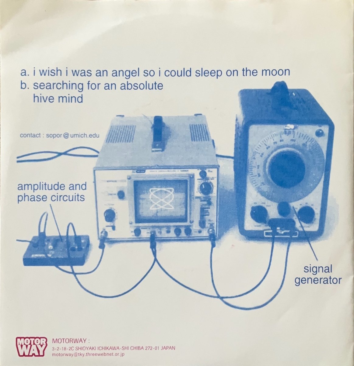 Tomorrowland – I Wish I Was An Angel So I Could Sleep On The Moon - 45rpm records