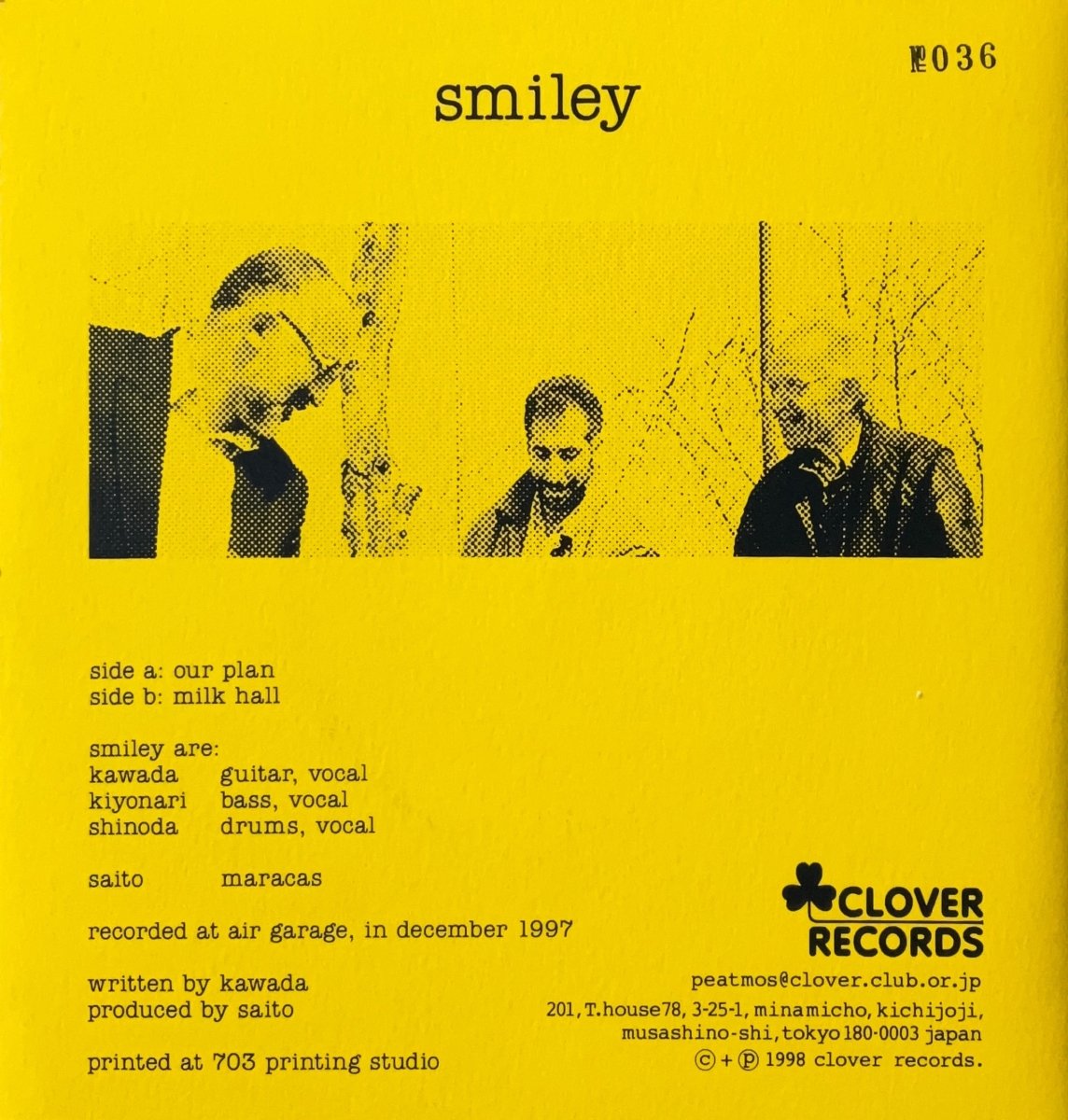 Smiley – Our Plan - 45rpm records