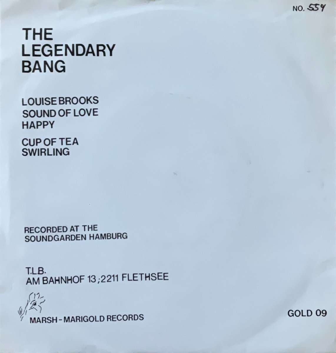 The Legendary Bang – Louise Brooks - 45rpm records