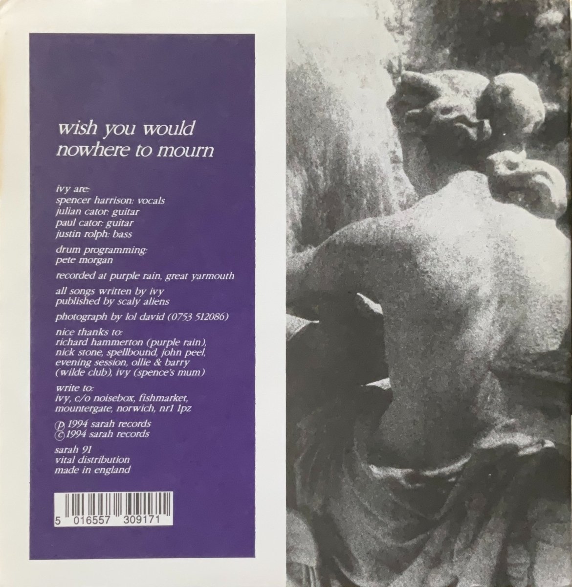 Ivy – Wish You Would - 45rpm records