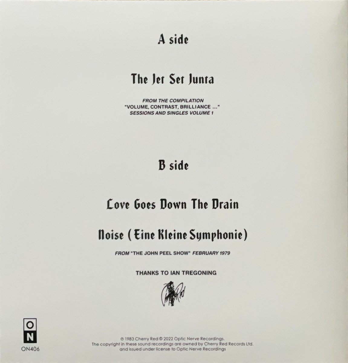 The Monochrome Set – The Jet Set Junta - 45rpm records