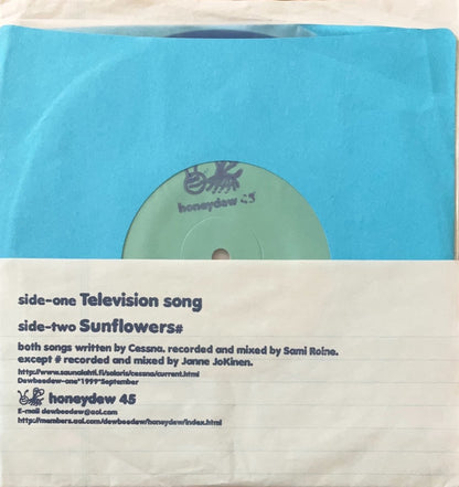 Cessna – Television Song - 45rpm records