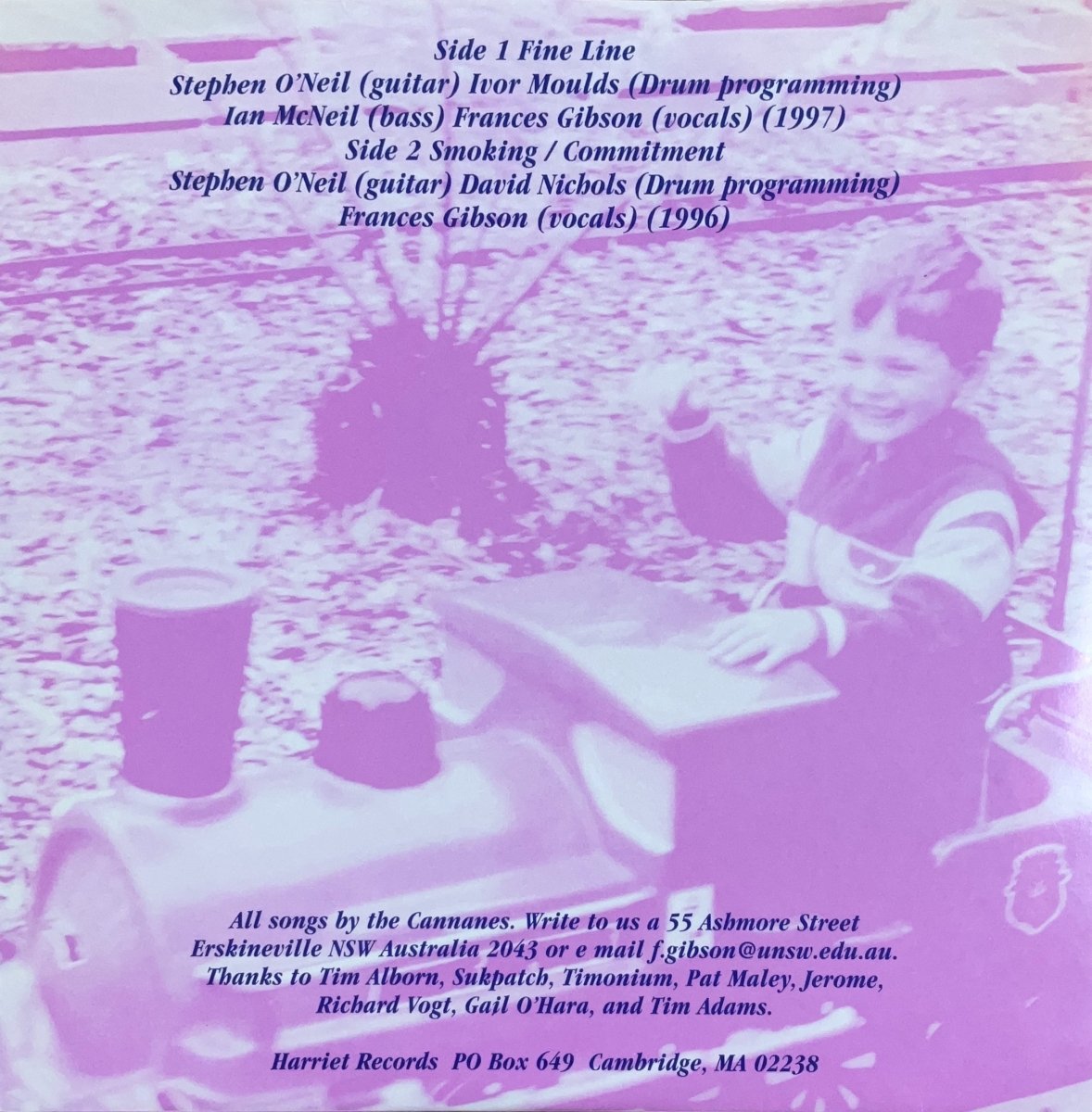 The Cannanes – It's A Fine Line Between Pleasure And Pain - 45rpm records