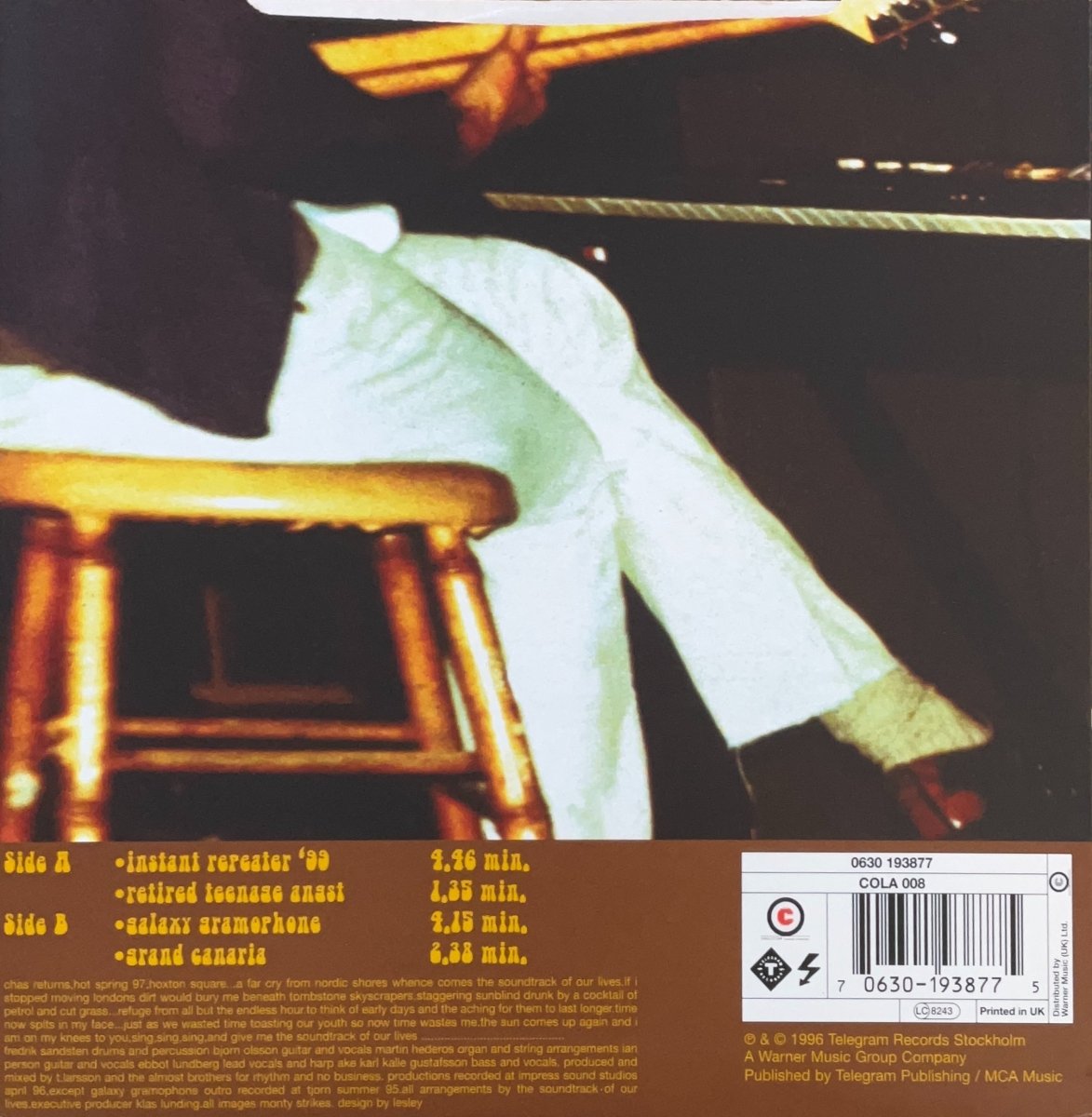 The Soundtrack Of Our Lives – Instant Repeater '99 - 45rpm records