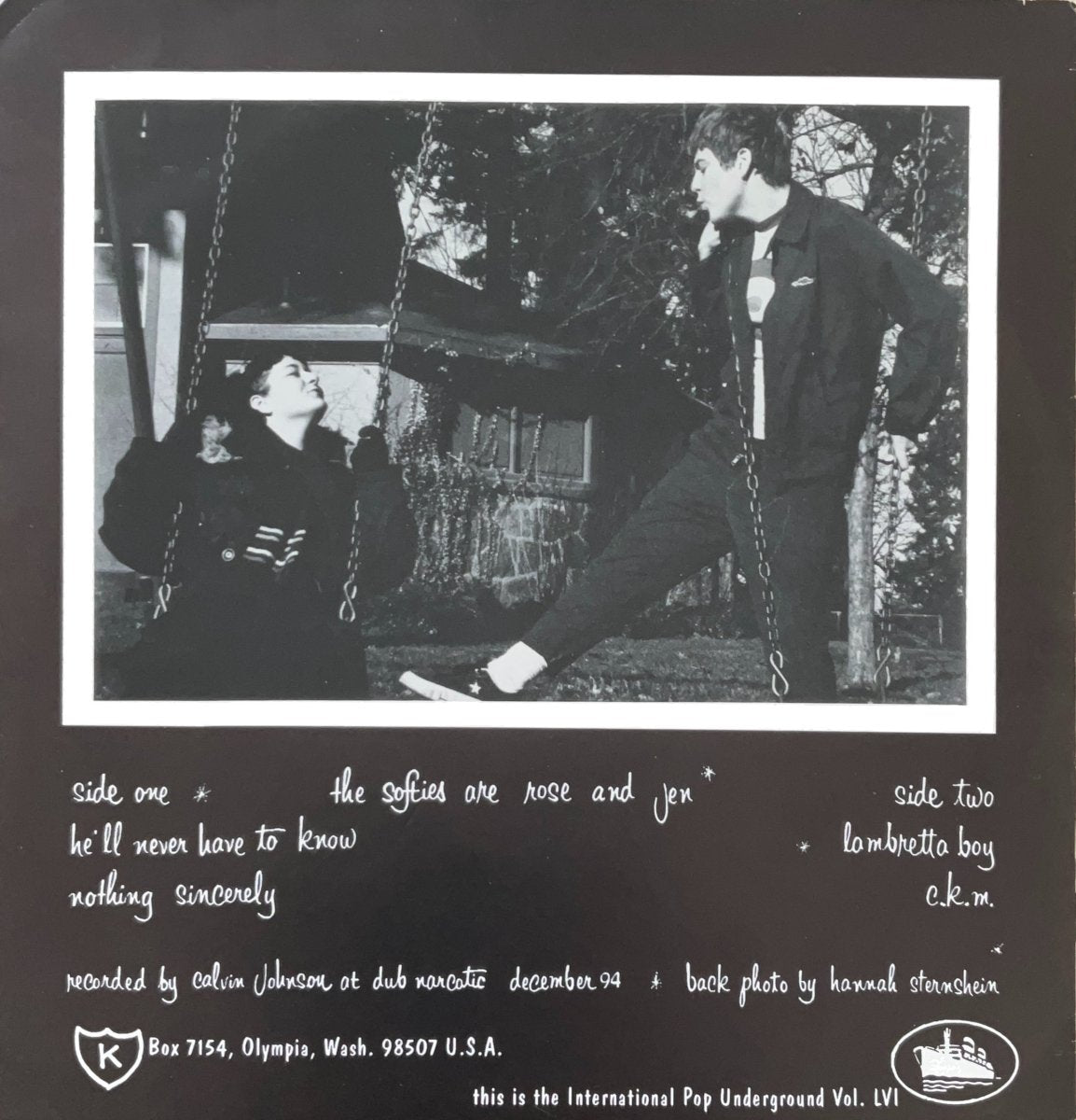 The Softies – He'll Never Have To Know - 45rpm records
