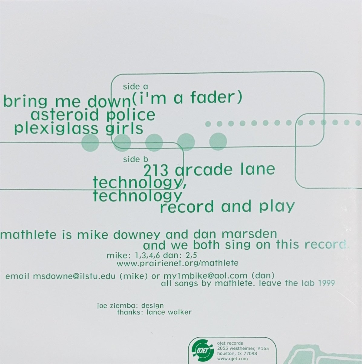 Mathlete – The Household Frequencies - 45rpm records