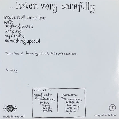 Maps Of Jupiter – Six Stereo Recordings - 45rpm records