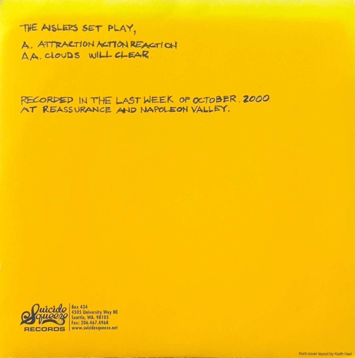 The Aislers Set – Attraction Action Reaction - 45rpm records