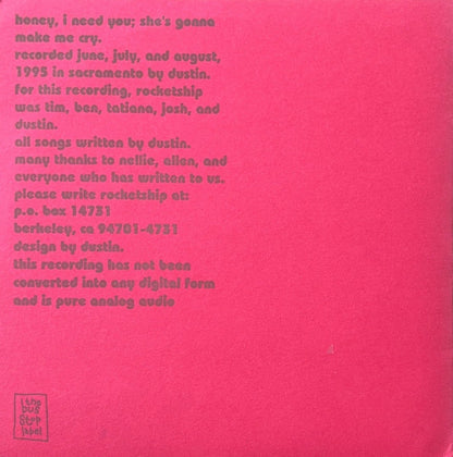 Rocketship – Honey, I Need You / She's Gonna Make Me Cry - 45rpm records