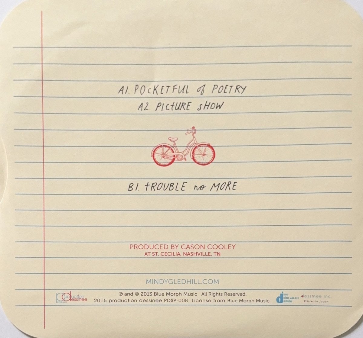 Mindy Gledhill – Pocketful Of Poetry [ep] - 45rpm records