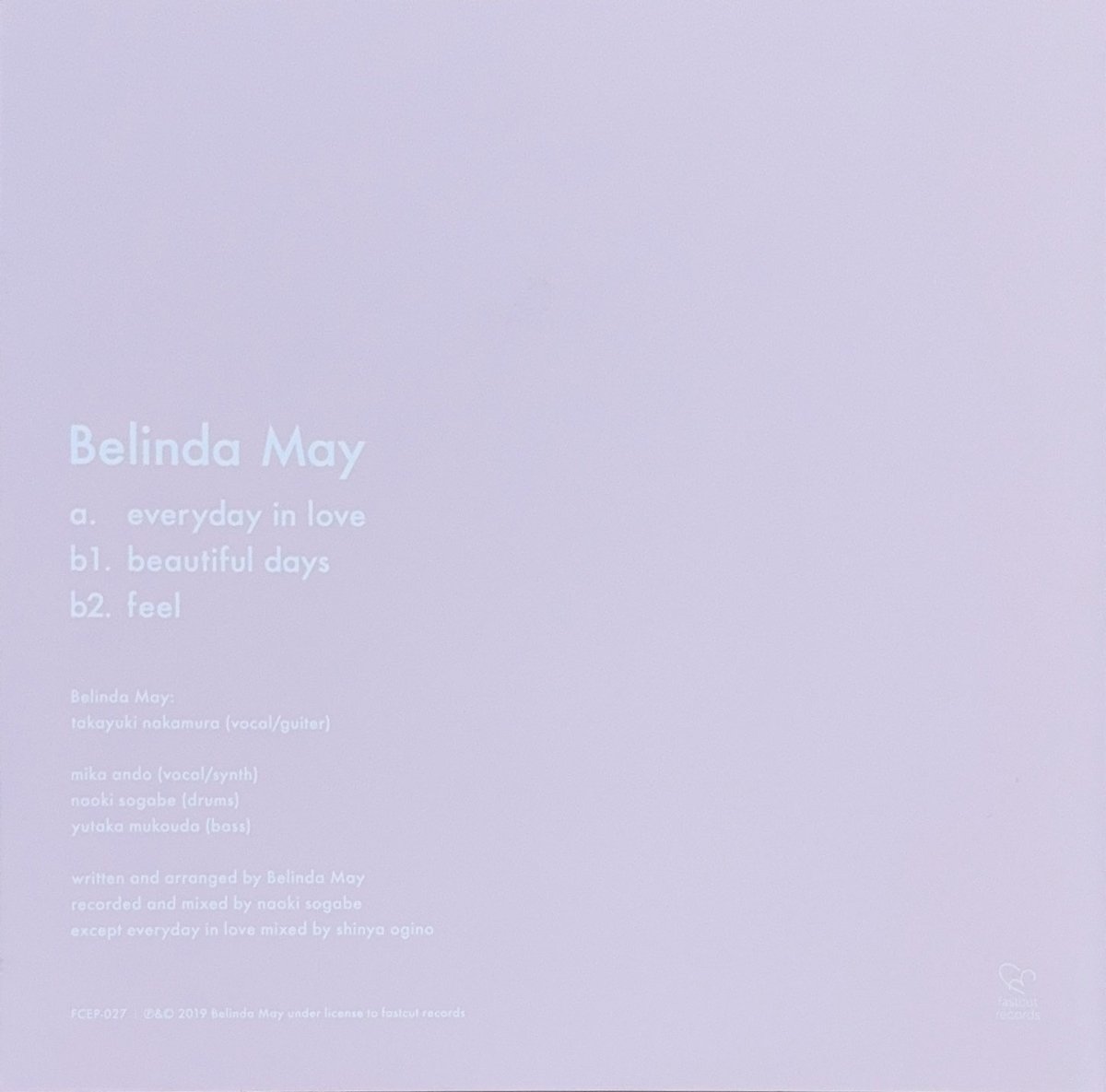 Belinda May – Beautiful Days - 45rpm records