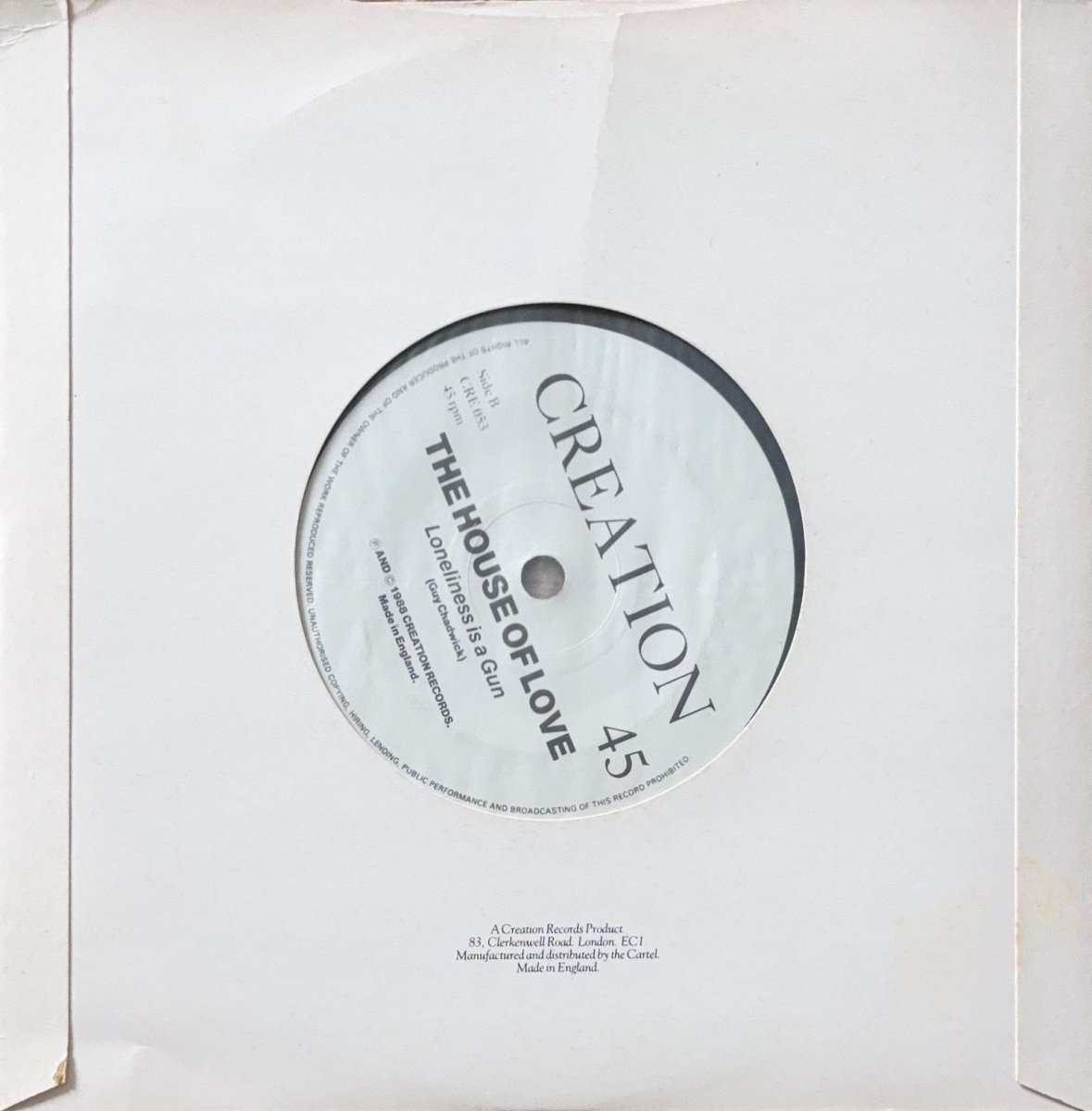 The House Of Love – Christine - 45rpm records