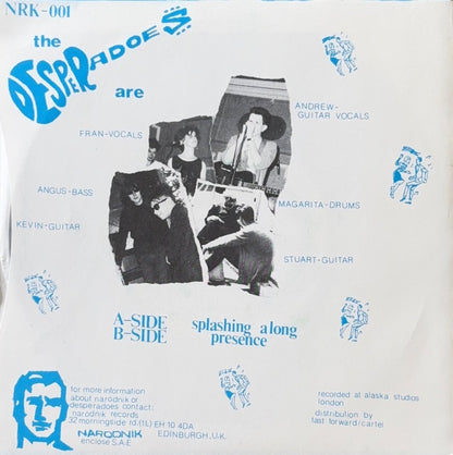 Jesse Garon And The Desperadoes – Splashing Along - 45rpm records