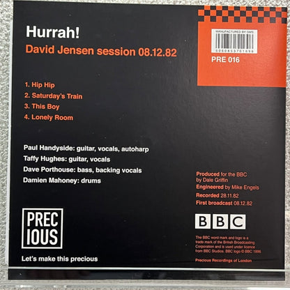 Hurrah! - David Jensen Session 08.12.82 - 45rpm records