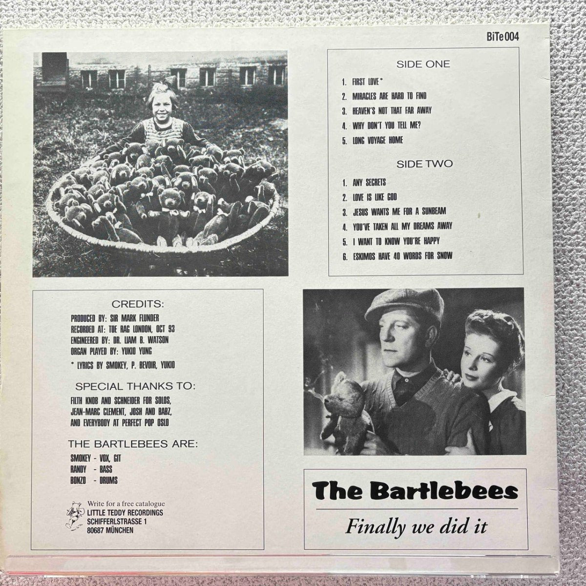 Bartlebees - Finally We Did It - 45rpm records