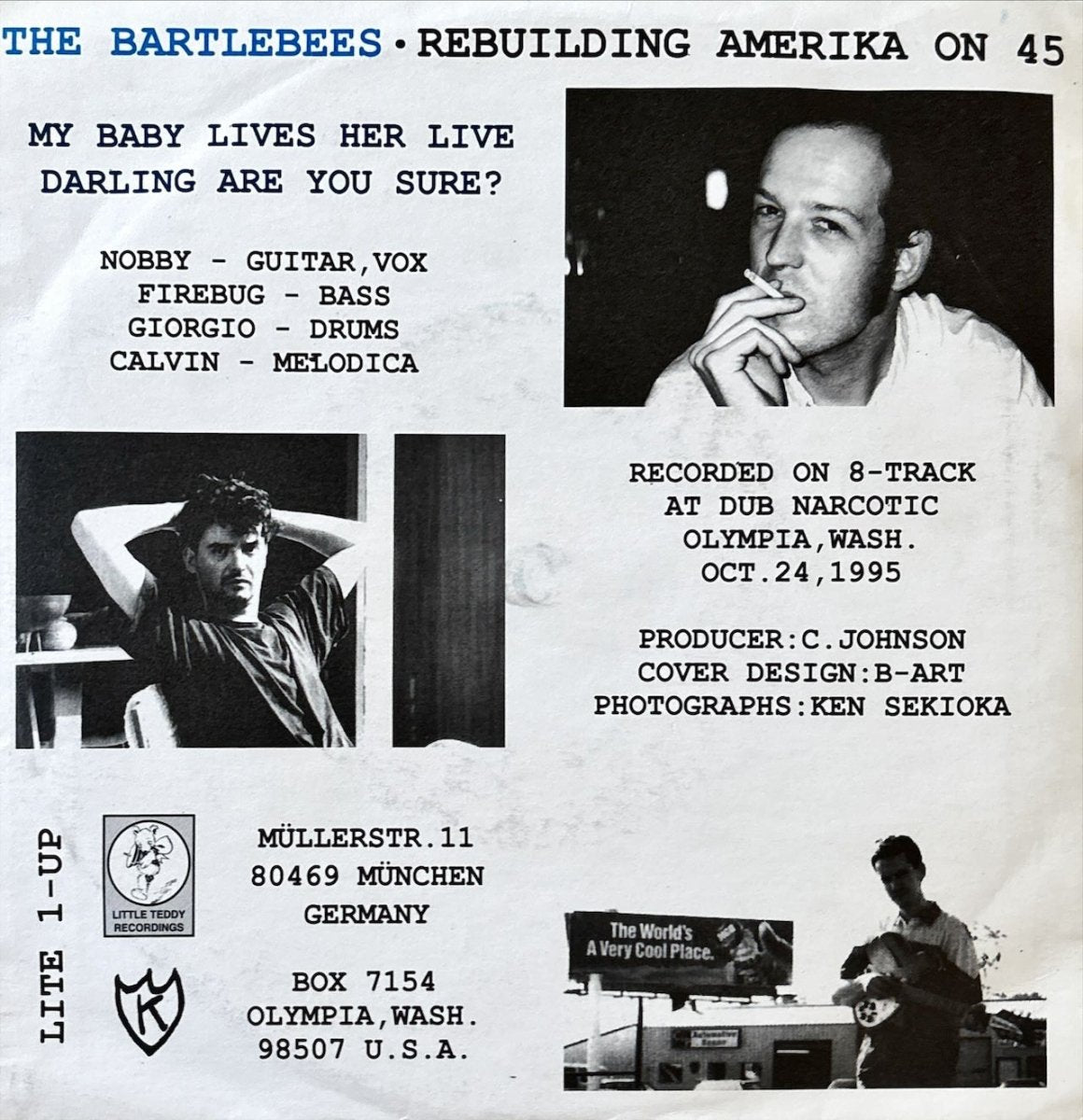 Bartlebees - My Baby Lives Her Live - 45rpm records