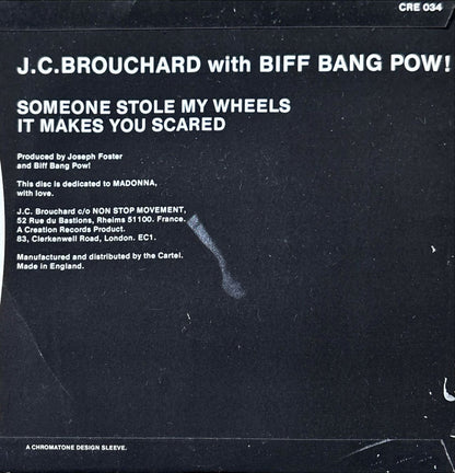 Biff Bang Pow! - Someone Stole My Wheels - 45rpm records