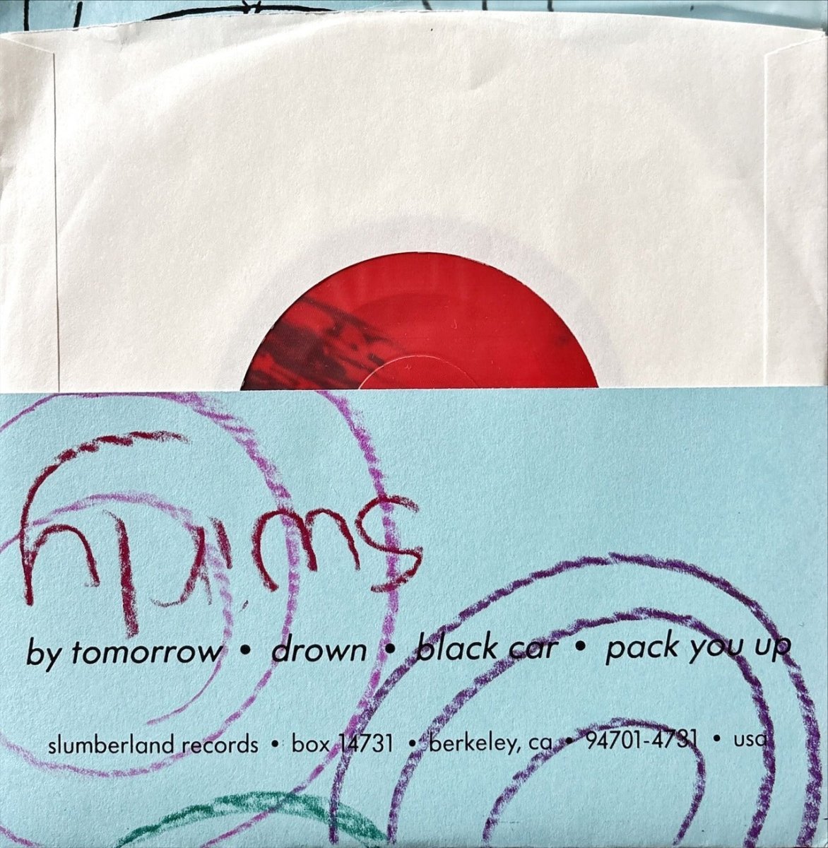 Black Tambourine - By Tomorrow - 45rpm records