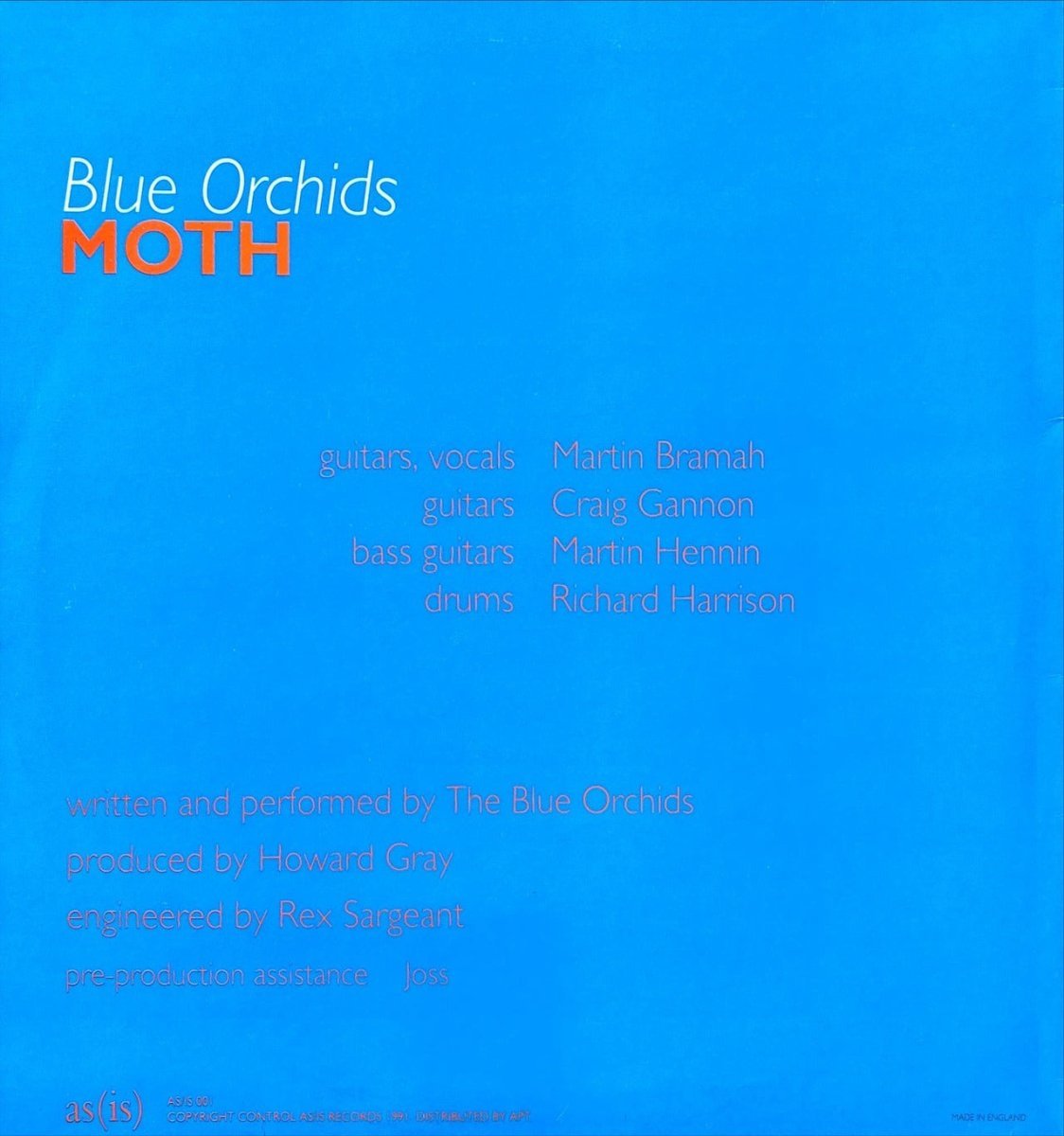 Blue Orchids - Diamond Age - 45rpm records