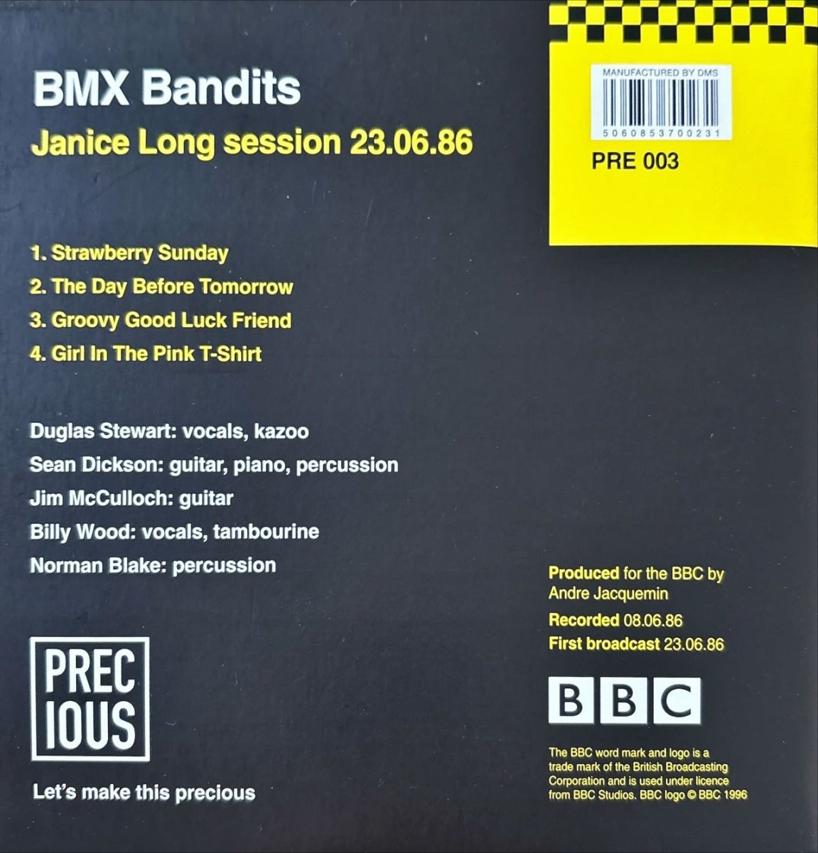 Bmx Bandits - Janice Long Session 23.06.86 - 45rpm records