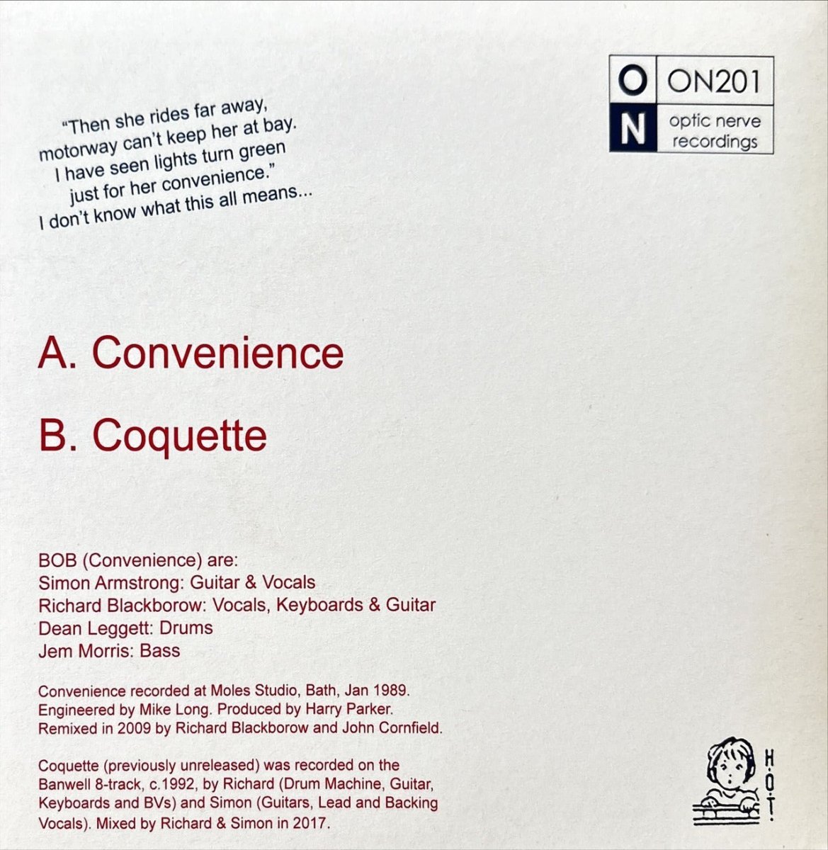 Bob - Convenience - 45rpm records