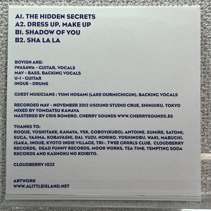 Boyish - The Hidden Secrets - 45rpm records