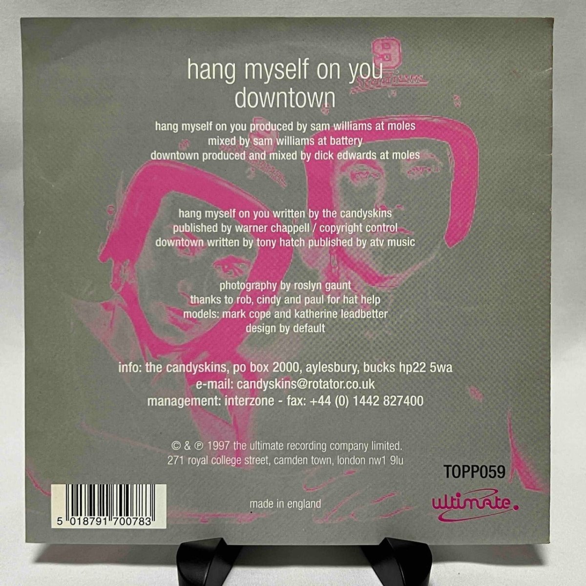 Candyskins - Hang Myself On You - 45rpm records