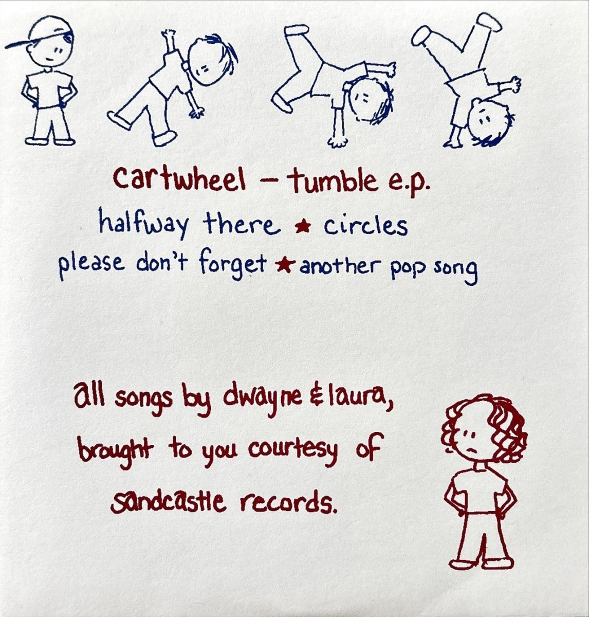 Cartwheel – Tumble E.P. - 45rpm records